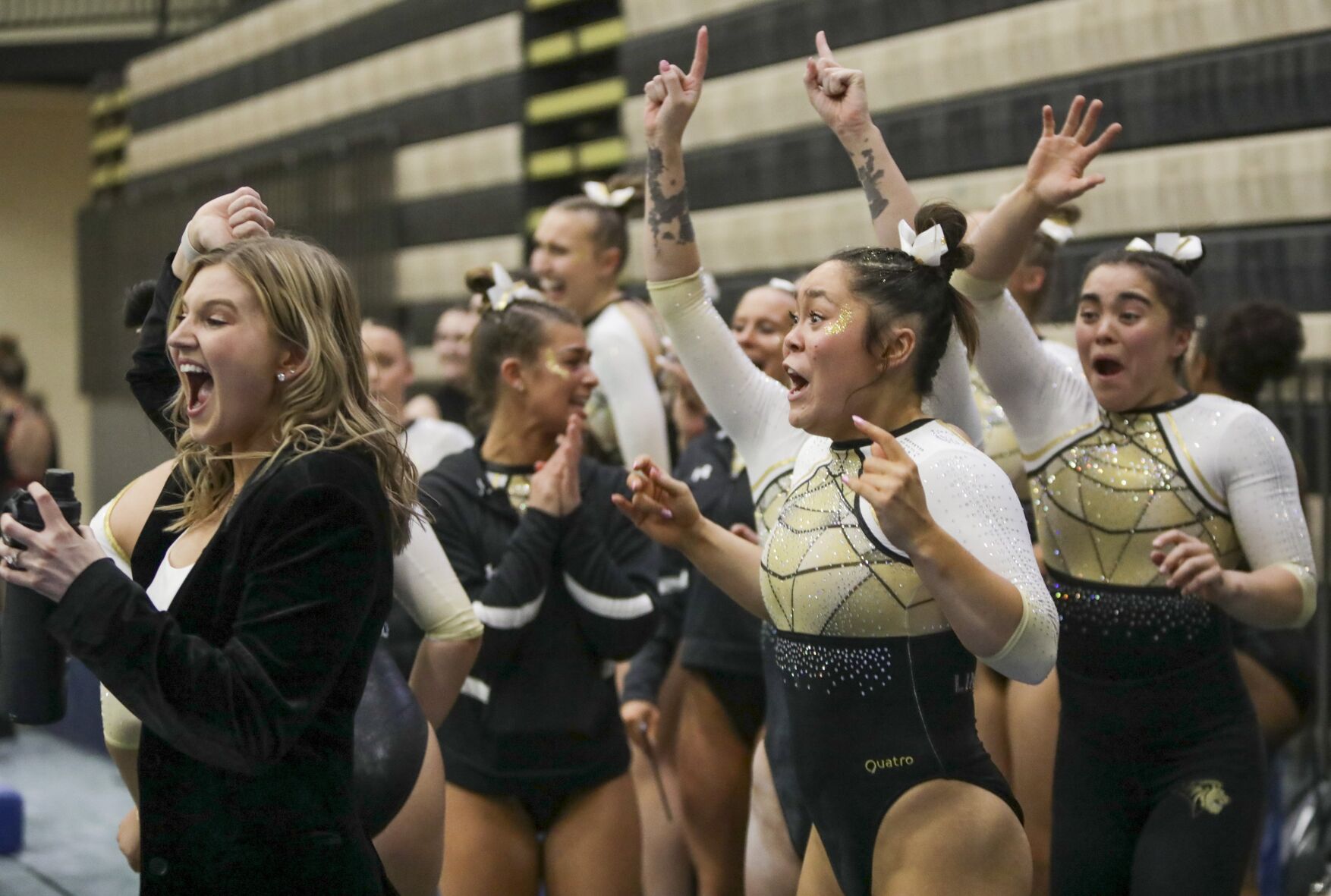 Lindenwood gymnasts stick it one last time